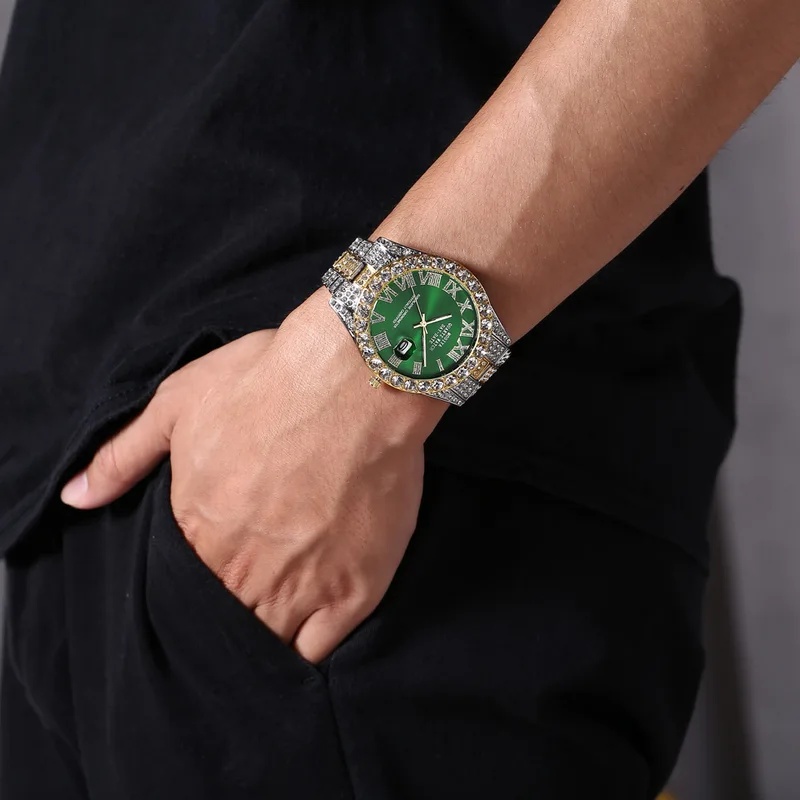 Popularny złoty luksusowy zega – Luxury Watch Iceberg recenzja i cena