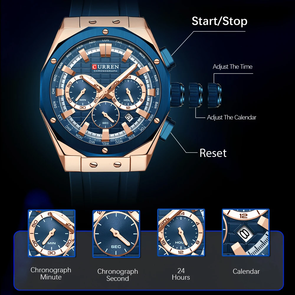 Luksusowa marka CURREN wysokie – Luxury Watch Magazine recenzja i cena