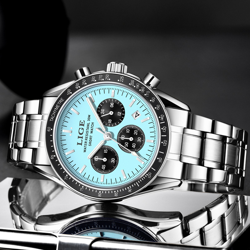 LIGE Luksusowy Zegarek Męski N – Luxury Watch Top 10 recenzja i cena