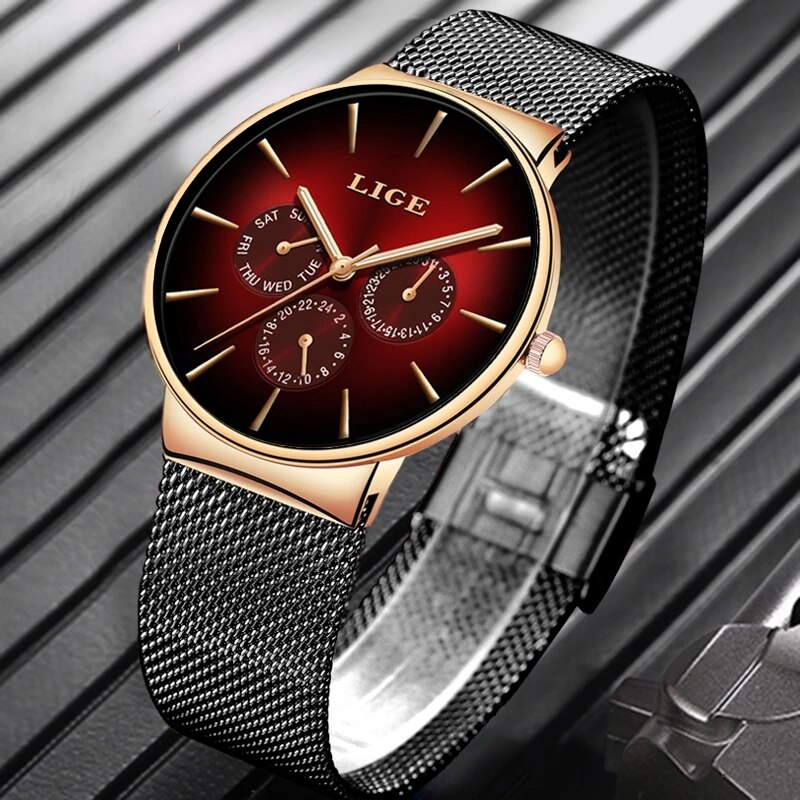 Nowy LIGE Moda Męskie Zegarki  – Luxury Watch Top 10 recenzja i cena