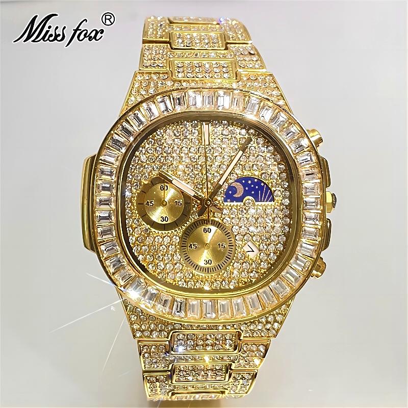 Luksusowe złote zegarki męskie – Luxury Watch Iceberg recenzja i cena